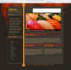 Click to enlarge Web Template for Japanese Sushi Restaurant