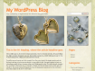Click to enlarge Jewelry Web Template WordPress